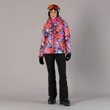 CMP Veste Femme en Sergé De Ski / Snowboard,Fermeture Éclair Hood - 12ZS ( Pop-
