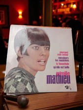Vintage 45 tours Mireille Mathieu disque vinyle ancien chanson française rétro
