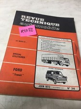 Ford Transit  Revue Technique Automobile RTA + spécial utilitaires édition 1972