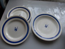 Lot de 4 petites assiettes publicitaire " BISCUITS GONDOLO" diamètre 19 cm