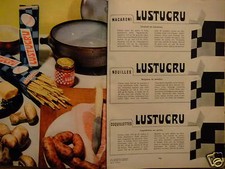 PUBLICITÉ 1956 LUSTUCRU