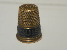 Dé à coudre publicitaire " Cablé Louis D'Or"