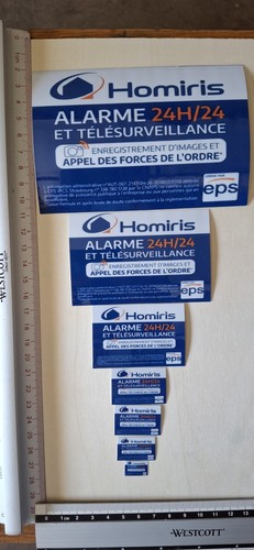 Lot 8 autocollants - de,