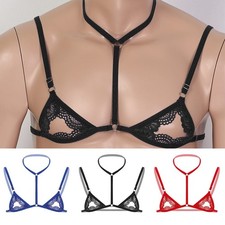 Soutien gorge homme satin