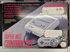 BOITE VIDE Super Nintendo SNES Control Set SANS CONSOLE SNES