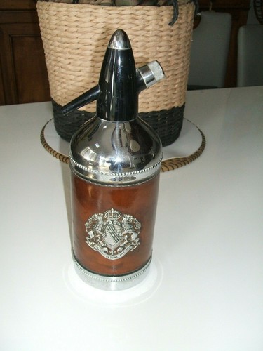 Ancien syphon déco chromé - ancien, syphon,