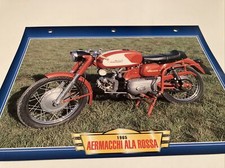 Aermacchi 175 Ala Rossa 1965 fiche carte moto passion collection Atlas