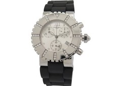 MONTRE CHAUMET CLASS ONE CHRONOGRAPHE 624 38MM ACIER DIAMANTS QUARTZ WATCH 5700€
