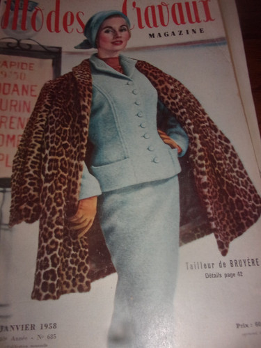 Modes travaux fevrier 1958 - modes, et