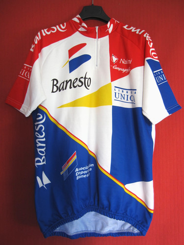 Maillot cycliste banesto - maillot,