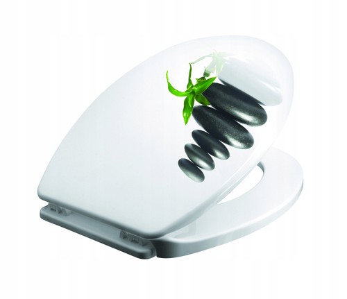 Abattant iris motif - wc, iris,