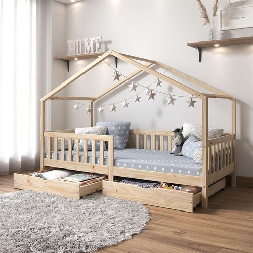 Lit cabane montessori 200 - 90,