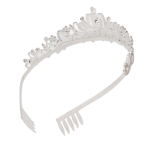 Princess bridal crown - crown, argent