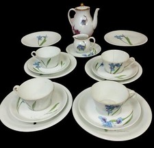 SERVICE À CAFÉ. PORCELAINE. JAÉMICKE. ARZBERG PORZELLANFABRIK. ALLEMAGNE. XIX-XX