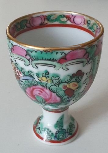 Coquetier ancien porcelaine - coquetier, en