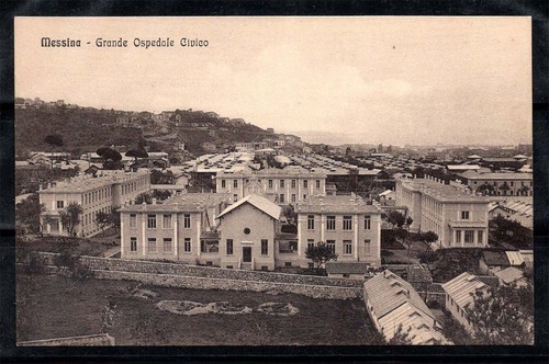 Messine 1908 carte - 1908, postale