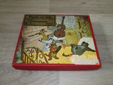 PUZZLE BOIS ANCIEN VERA ANNEES 1960 ARISTOCHATS 2 PUZZLES COMPLETS DISNEY