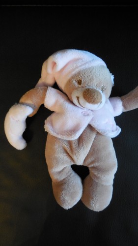 Doudou peluche ours marron - doudou,