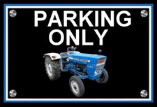 plaque " PARKING ONLY TRACTEUR