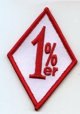 Outlaw Motard Emplacement Cochons Rider 1% Support 81 Mc 1% Cateur Patch