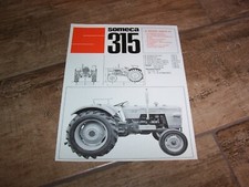 Prospectus / Brochure Tracteur SOMECA 315 196?  //