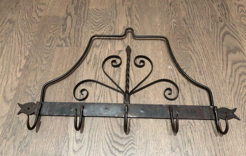 Antique wrought iron wall - antique,