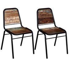 6x Chaise de Salle à Manger Bois Recyclé Massif Chaises de Cuisine vidaXL