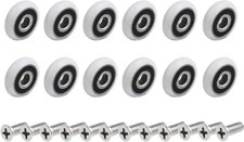 Roulettes pour cabine de douche 12 pièces roulements Box Douche 23 mm Roulettes 