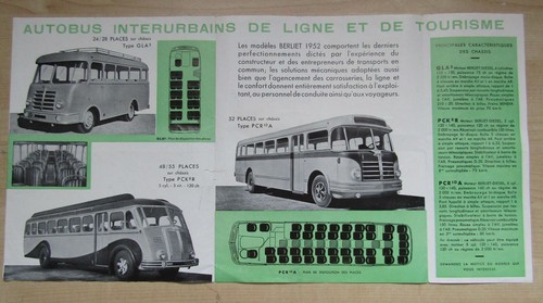 Pub berliet autobus 1952 - berliet,