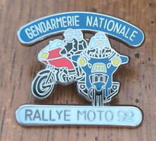 Insigne Pin's Militaire Gendarmerie Nationale Rallye Moto 92 /S94
