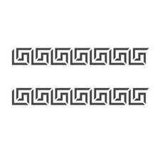 Pochoir bordure côté - côté, clé
