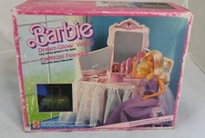 Barbie Dream Glow vanity coiffeuse feerique #2310 1985 in box mattel