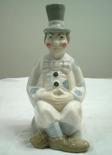 Castille porcelain clown - porcelain, made