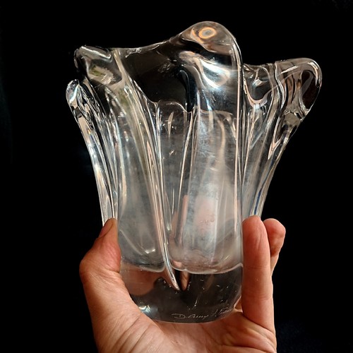 Petit vase tulipe cristal - vase,