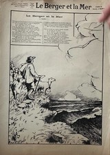 IMAGERIE VAGNE NANCY    " LE BERGER ET LKA MER   N° 2004 "