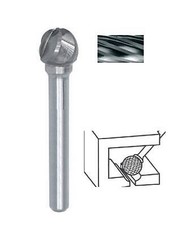 Fraise lime CW ogive sphérique SD dent. Alu Ø 19X19 queue Ø 6 19X19