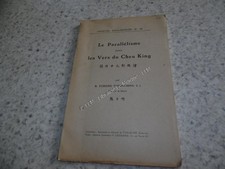 1937.Parallélisme dans vers du Cheu King.Chine.Tcheng-Ming