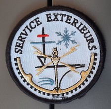 Patch Aéronavale SERVICES EXT. Porte Avions Charles de Gaulle ORIGINAL MARINE