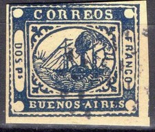 ARGENTINE ! Timbre ancien de