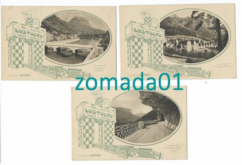 Une carte postale publicitaire - une,