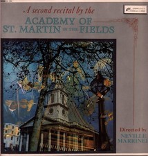 SOL264 Academy of St. Martin In the Fields A Second Recital By LP vinyl UK L'