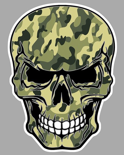 Tete mort camouflage army - de,