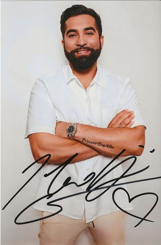 Autographe sur photo kendji - autographe,