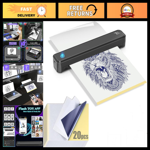 Wireless tattoo stencil - tattoo,