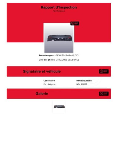 Pare choc arriere - , peugeot