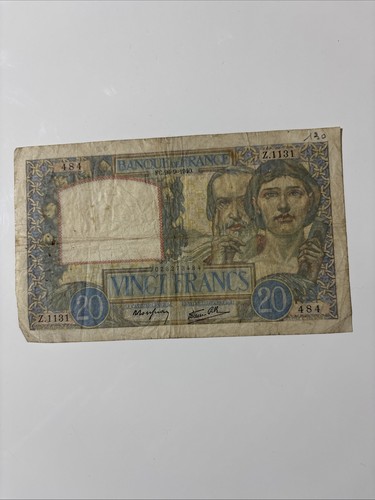 Ancien billet banque - ancien,