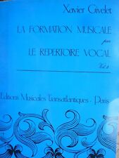 La Formation Musicale par le répertoire vocal (volume 2)  par Xavier Givelet