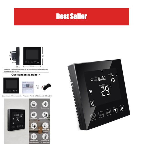 Thermostat wifi ketotek - wifi,