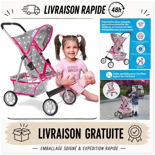 Kinderplay poussette poupée - kinderplay,