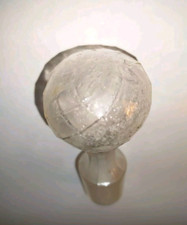 Bouchon de carafe en verre soufflé moulé  9 cm Hauteur